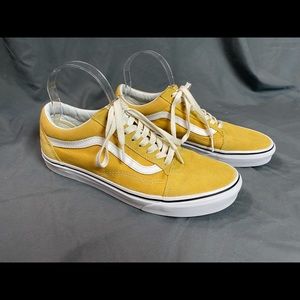 VANS Old Skool Ochre Yellow Low Top Men 9 Wmn 7.5